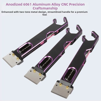 Μεταλλικός σκραπερ πλατφόρμας για 3D εκτυπωτή με PEI φύλλο, λεπίδα καθαρισμού και εξάγωνο κλειδί (SN346)