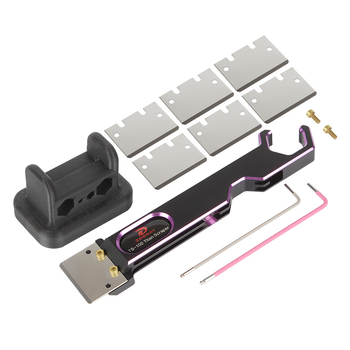 Μεταλλικός σκραπερ πλατφόρμας για 3D εκτυπωτή με PEI φύλλο, λεπίδα καθαρισμού και εξάγωνο κλειδί (SN346)