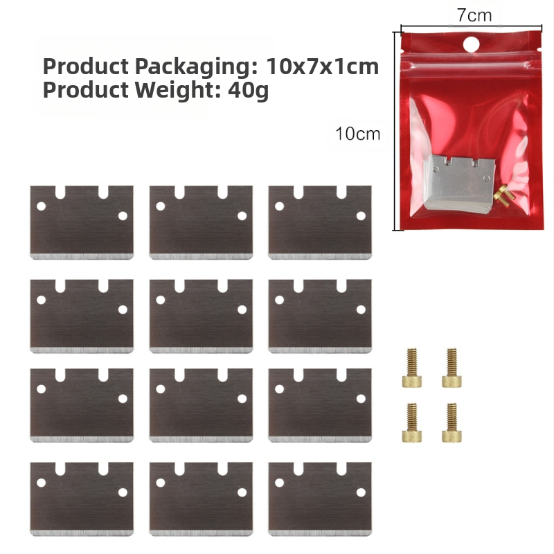 Μεταλλικός σκραπερ πλατφόρμας για 3D εκτυπωτή με PEI φύλλο, λεπίδα καθαρισμού και εξάγωνο κλειδί (SN346)