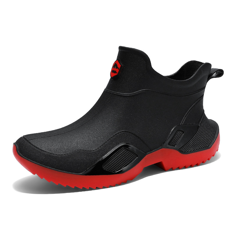 Slip-On παπούτσια εξωτερικού χώρου για όλες τις εποχές – Unisex, Ultra-Fiber άνω μέρος, στρογγυλή μύτη, δερμάτινη επένδυση, καουτσούκ σόλα