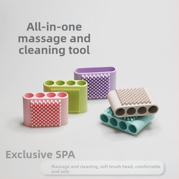 Very clever силиконова ръкавица за тяло с четири пръста за кучета — четка за гръб, душ гъба, анти-изплъзване, опаковка 150 бр.