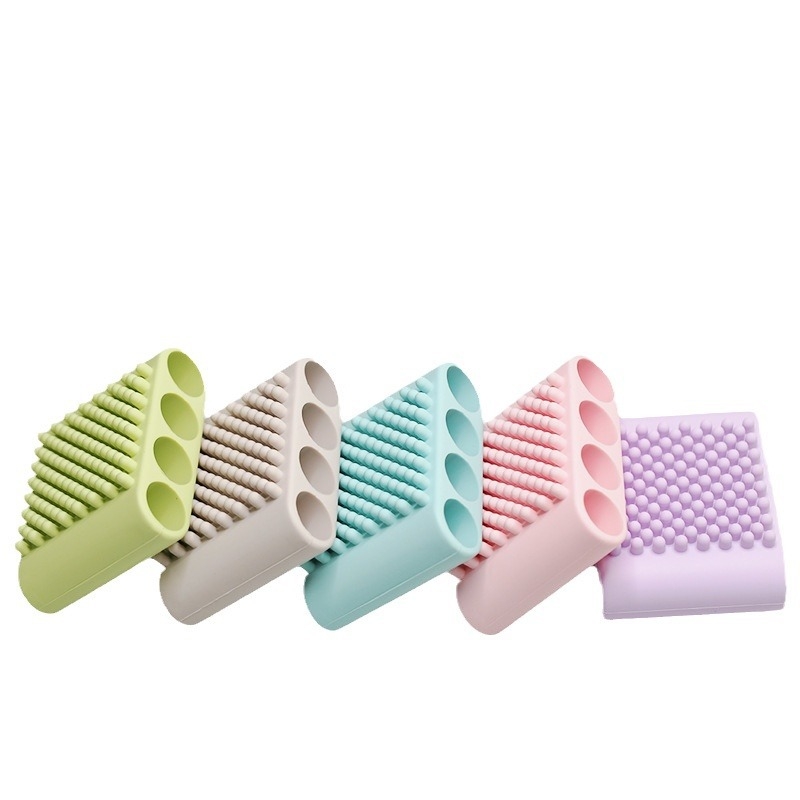 Very clever силиконова ръкавица за тяло с четири пръста за кучета — четка за гръб, душ гъба, анти-изплъзване, опаковка 150 бр.