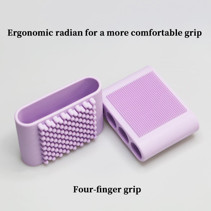 Very clever силиконова ръкавица за тяло с четири пръста за кучета — четка за гръб, душ гъба, анти-изплъзване, опаковка 150 бр.