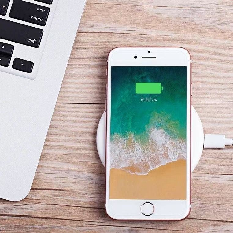 Ασύρματος φορτιστής για smartphones, 10W, Qi ταχεία φόρτιση, συμβατό με Huawei και Apple, QC3.0, 1.67A