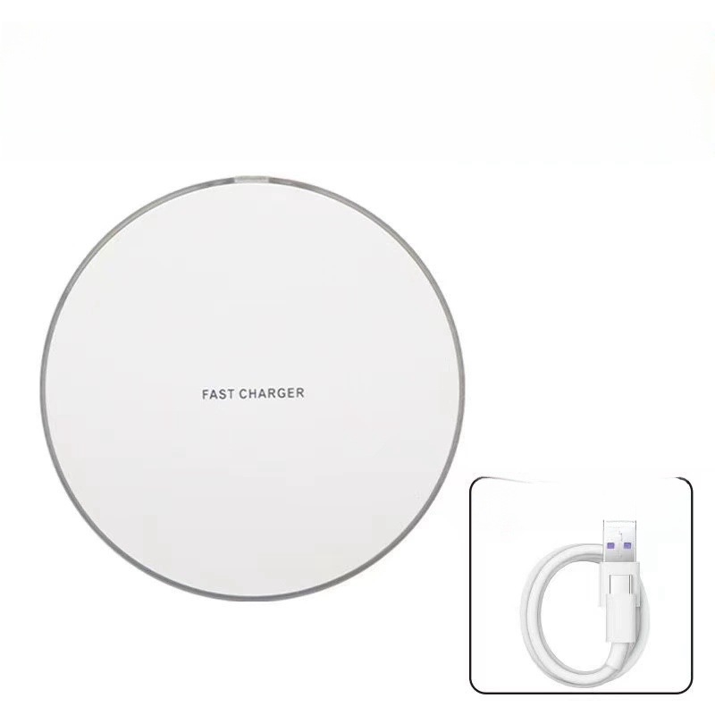 Ασύρματος φορτιστής για smartphones, 10W, Qi ταχεία φόρτιση, συμβατό με Huawei και Apple, QC3.0, 1.67A