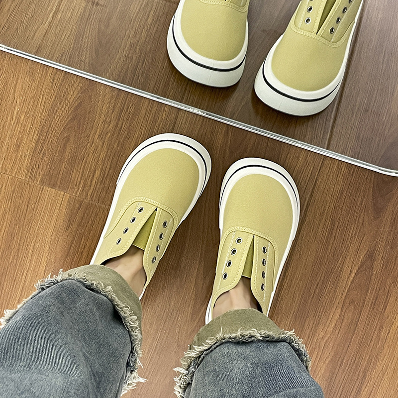 Sieviešu kanvas kurpes, kanvas augšdaļa, gumijas zole, šņorēšana