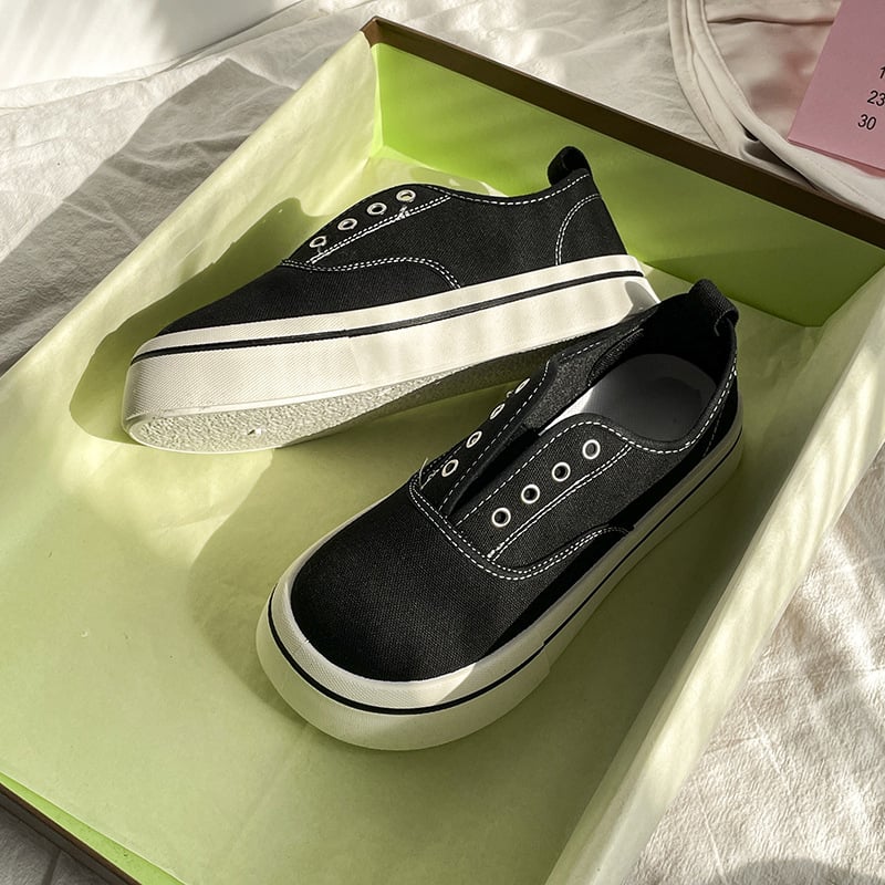 Sieviešu kanvas kurpes, kanvas augšdaļa, gumijas zole, šņorēšana