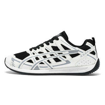 Ανδρικά καθημερινά αθλητικά παπούτσια με αναπνεύσιμη άνω με διχτυωτή επιφάνεια, σόλα PVC, κορδόνια