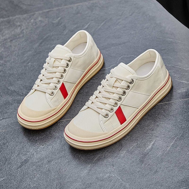 Sieviešu platnie kurpes Korejas stilā ar priekšējo šņorēšanu, elpojošs augšējais materiāls, gumijas zole, vasara 2025