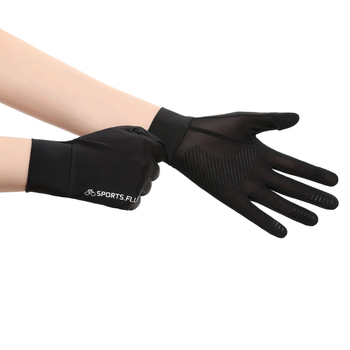 Γάντια οδήγησης και ποδηλασίας – Flip-Cover, Ice Silk πολυεστέρας, 61–70% κύρια σύνθεση, αναπνεόμενα, αντιολισθητικά, οθόνη αφής, προστασία από τον ήλιο – Άνοιξη 2025