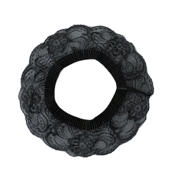 Δαντελωτός ψεύτικος γιακάς με ελαστικό λεπτό μεταξωτό φουλάρι – Ενήλικες (Πολυεστερικό μετάξι; Τζιάνγκσί Γκανζού; Φθινόπωρο 2025)