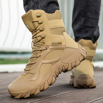 Στρατιωτικά εξωτερικά μποτάκια HJ-8802, Unisex ενήλικες, για πεζοπορία και εκπαίδευση, τακτικά παπούτσια