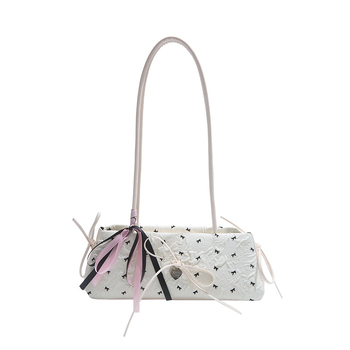 Τσάντα στον ώμο, στυλ δρόμου, ύφασμα Oxford, ορθογώνιο τετράγωνο σχήμα, φερμουάρ, θήκη για κινητό