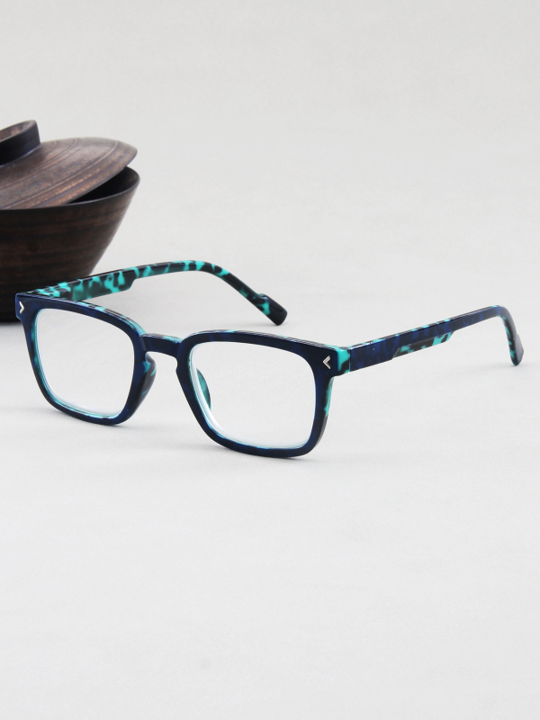 Очила за четене с PC лещи, защита срещу синя светлина, пълна рамка, квадратни рамки