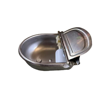 Автоматична чаша за вода от неръждаема стомана за говеда и коне с плаваща топка (304 неръждаема стомана)