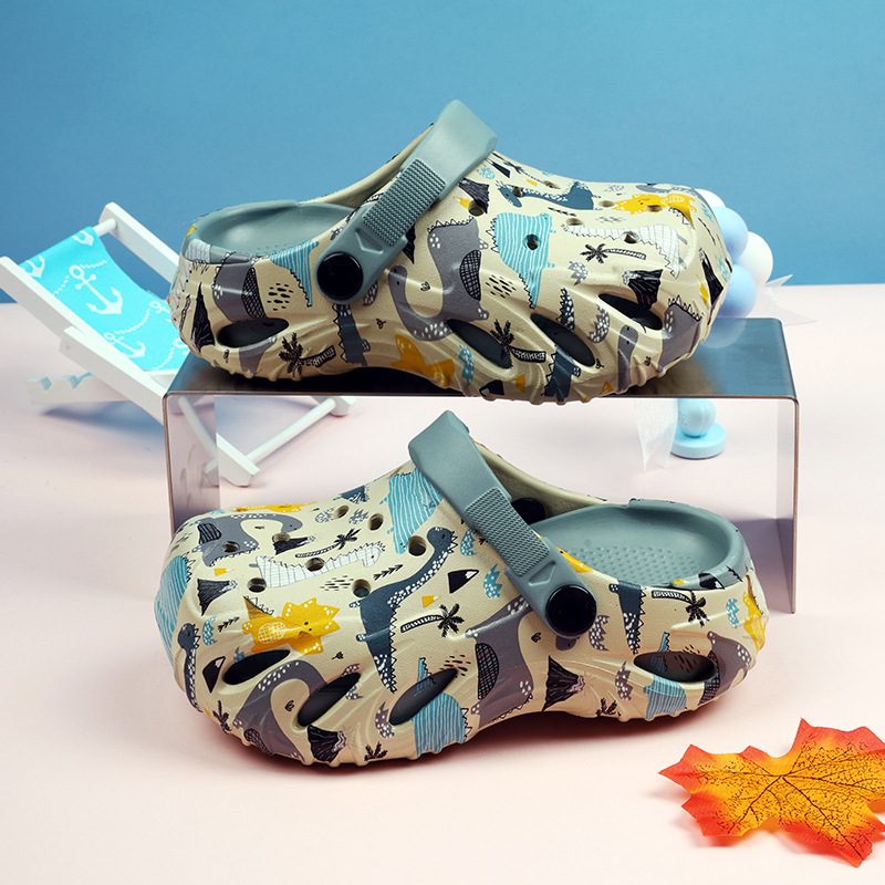 Sandalai – EVA viršus, stora padas, be vidpadžio, kasdieninis stilius, vaikams 4–16 metų