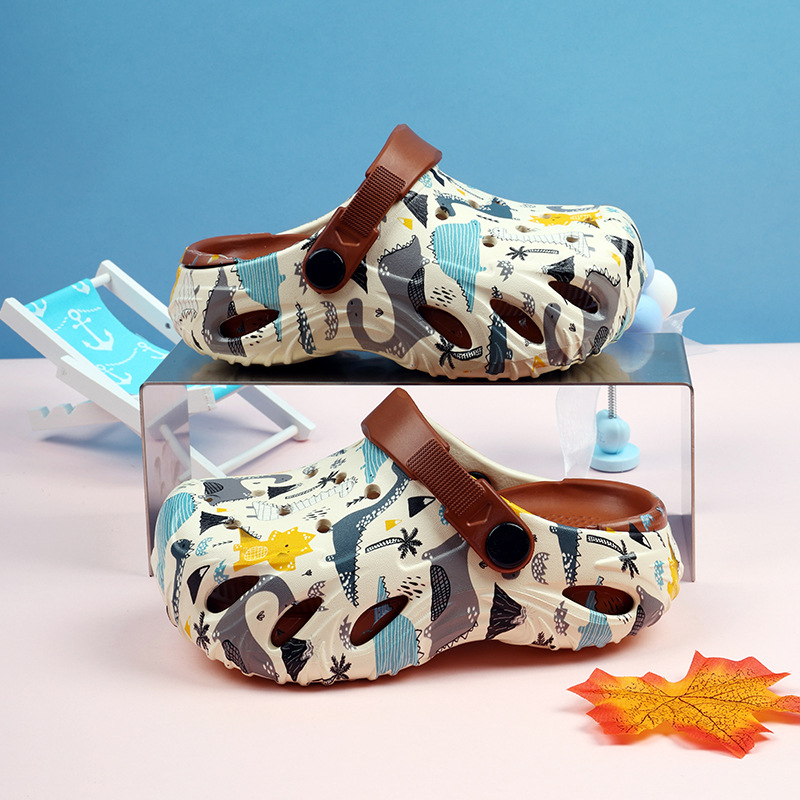 Sandalai – EVA viršus, stora padas, be vidpadžio, kasdieninis stilius, vaikams 4–16 metų