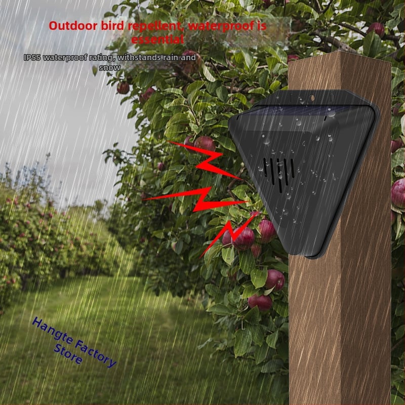 Συσκευή απομάκρυνσης πουλιών, επιτοίχια, ασύρματη, μοντέλο N911Q, κατάλληλη για λίμνες, οπωρώνες και ρυζώνες