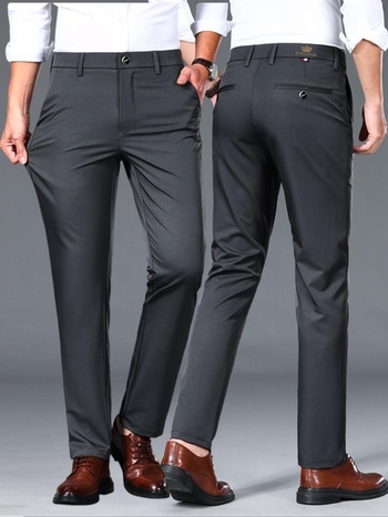 Ανδρικά παντελόνια Corduroy και Λινό, κανονικής εφαρμογής για διοικητική/δικαστική στολή, Άνοιξη 2025