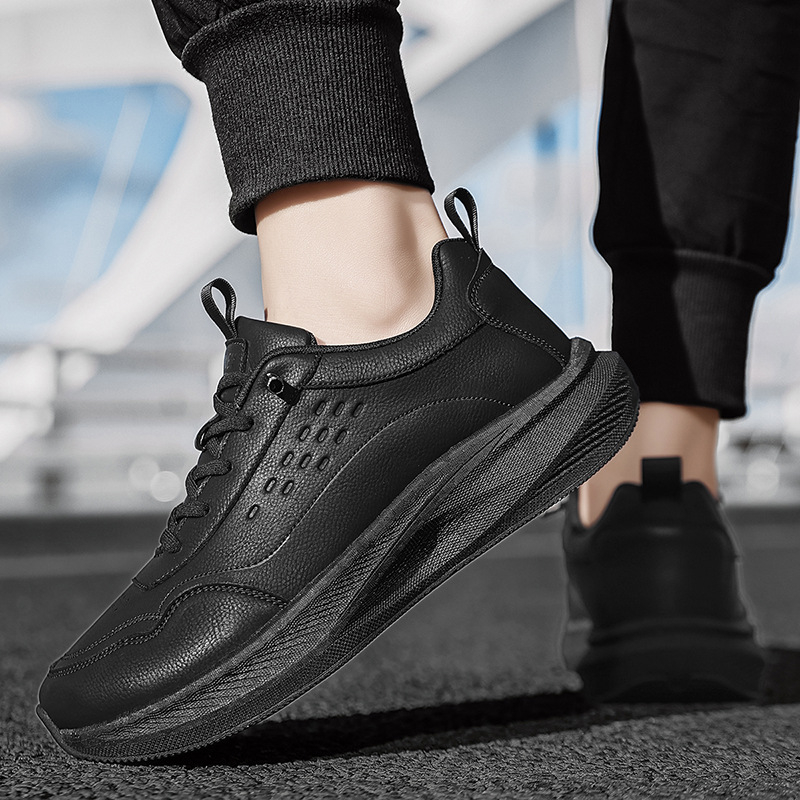 Unisex plačių nosių lauko kasdieniniai bėgimo bateliai – viršutinė dalis iš sintetinės odos, EVA vidurinis padas, guminė išorė