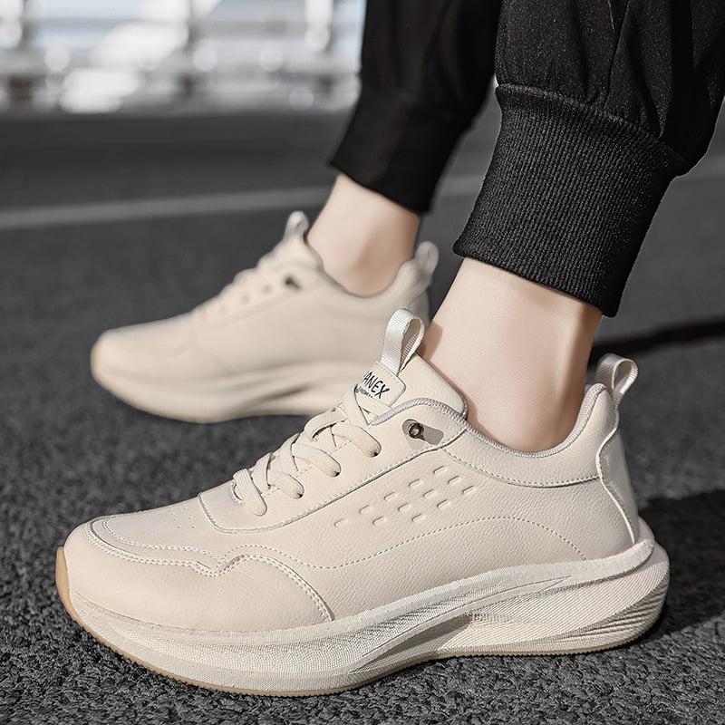 Unisex plačių nosių lauko kasdieniniai bėgimo bateliai – viršutinė dalis iš sintetinės odos, EVA vidurinis padas, guminė išorė