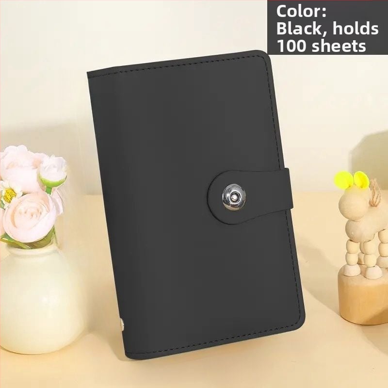 Pinigų taupymo organizatorius – PU oda, PVC įdėklas, atsparus vandeniui, universalus, miesto minimalistinis stilius, kasdieniam naudojimui