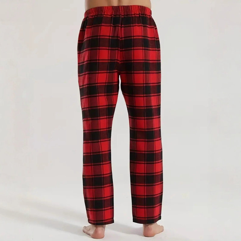 Pantaloni masculi drepti, casual sport, talie medie, țesătură elastică, șnur de strângere, imprimeu digital