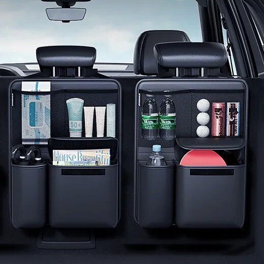 Δερμάτινος οργανωτής αποθήκευσης πορτ-μπαγκάζ αυτοκινήτου, φορητός, 0–5 L χωρητικότητα, σφραγισμένος, για SUV
