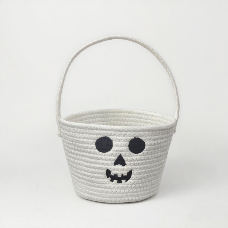 Koš za pohranu od pamukovog užeta, dječji koš za Halloween za pohranu igračaka, američki stil, Model Storage Basket, Pakiranje: 25 komada, Opseg primjene: daljinski upravljač, uredski pribor, kozmetika/nakit, knjige