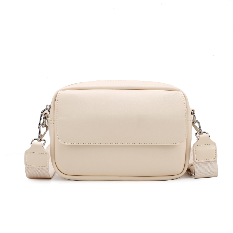 PU mala kvadratna torbica, gradski stil, otvaranje s kapom, unutarnji džep sa zatvaračem i džep za telefon, jedna naramenica