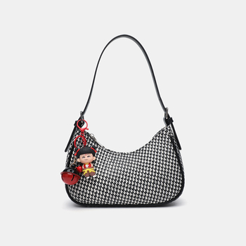 Τσάντα καμβά crossbody, οριζόντιο τετράγωνο σχήμα, με φερμουάρ, πολυεστερική επένδυση, εσωτερικές θήκες: φερμουάρ, θήκη τηλεφώνου, ID θήκη