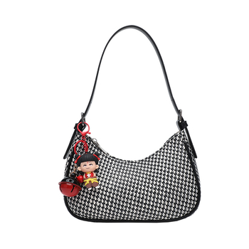 Τσάντα καμβά crossbody, οριζόντιο τετράγωνο σχήμα, με φερμουάρ, πολυεστερική επένδυση, εσωτερικές θήκες: φερμουάρ, θήκη τηλεφώνου, ID θήκη