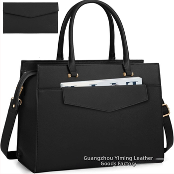 Taška na notebook z PVC, vodotesná a odolná voči opotrebeniu, zapínanie na zips, pevná rúčka, zimná verzia 2023