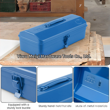 Meiyi μεταλλικό κιβώτιο εργαλείων, φορητό για εργαστήριο, με χειρολαβή και πολλαπλά διαμερίσματα αποθήκευσης