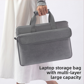 Чанта за лаптоп от Oxford плат — дишаща, водоустойчива, ултралека; подплата полиестер; урбан минималистичен стил