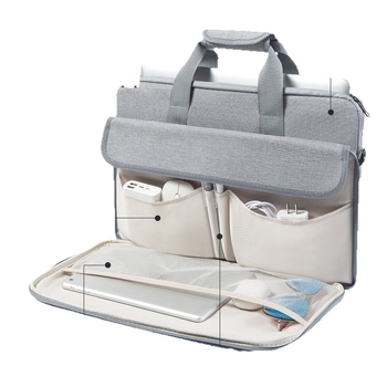 Чанта за лаптоп от Oxford плат — дишаща, водоустойчива, ултралека; подплата полиестер; урбан минималистичен стил