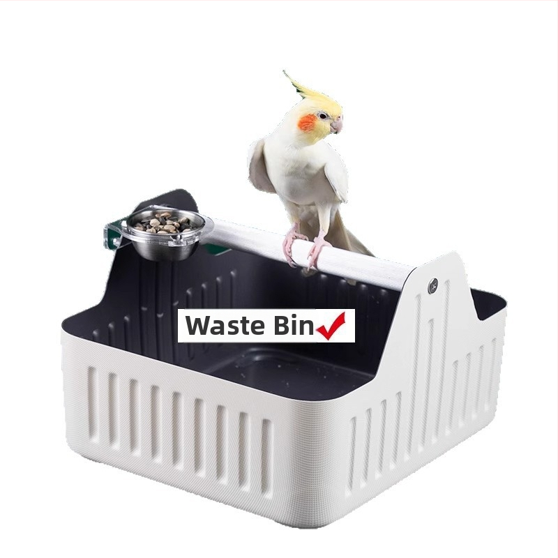 Папагал настолен тренировъчен тоалетен съд (WP01) - възрастен, средно тяло, птица