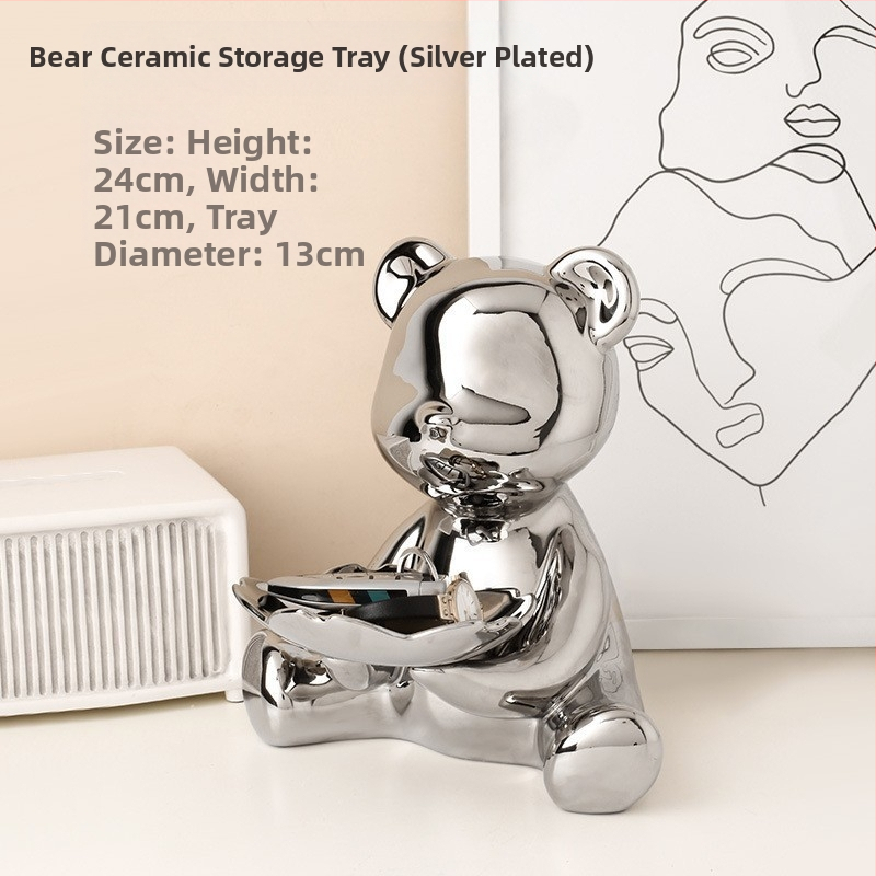 Behanmei κεραμικό βάζο ηλεκτροπλατιωμένο — πορσελάνη, στιλ ελαφρύ πολυτελείας