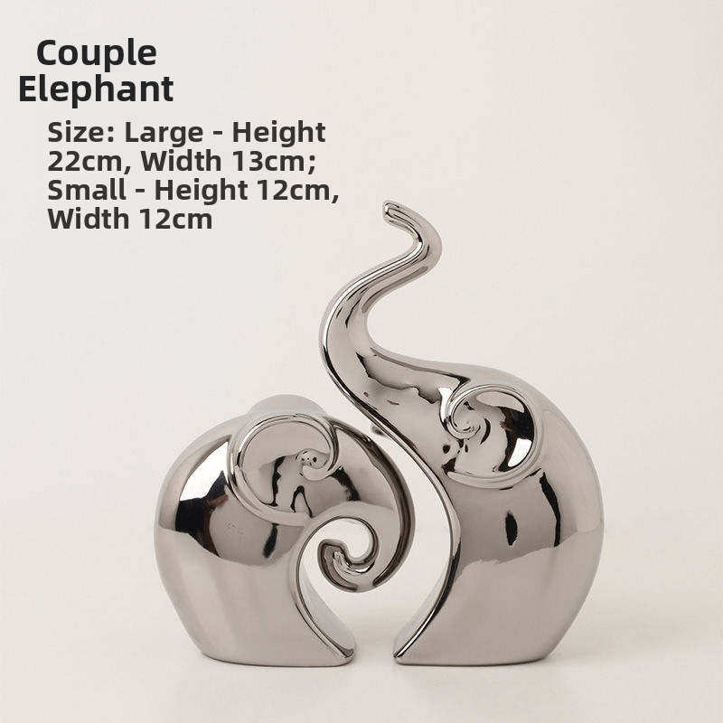 Behanmei κεραμικό βάζο ηλεκτροπλατιωμένο — πορσελάνη, στιλ ελαφρύ πολυτελείας