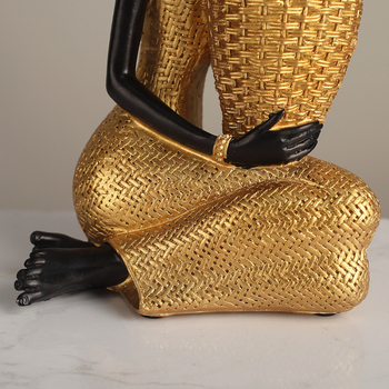 Фигурка-орнамент - Африканска племенна дама, синтетична смола, марка Aizhe, код на продукта Byx8695