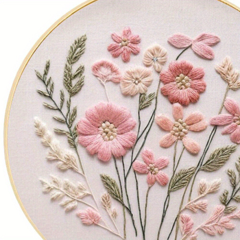 Σετ Κεντήματος Junzhi: 3D DIY για Αρχάριους, Χριστουγεννιάτικο Ημιτελές