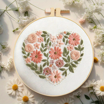 Σετ Κεντήματος Junzhi: 3D DIY για Αρχάριους, Χριστουγεννιάτικο Ημιτελές