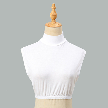 Γυναικείος ψεύτικος γιακάς — βαμβάκι μερσερισμένο, ελαστική εφαρμογή, ατομική συσκευασία, για φθινόπωρο-χειμώνα