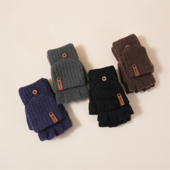 Γάντια χειμώνα από ακρυλικό, πλεκτά, unisex, ζεστά, με σχέδιο καρτούν