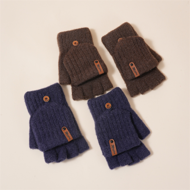 Γάντια χειμώνα από ακρυλικό, πλεκτά, unisex, ζεστά, με σχέδιο καρτούν