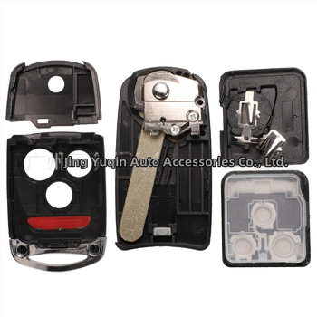 Θήκη κλειδιού σε μορφή πτυσσόμενου για Honda/Acura Accord Jazz CRV HRV — ABS + χαλκός, χαλκός λεπίδα, 55 g, συμβατή με πτυσσόμενα τηλεχειριστήρια