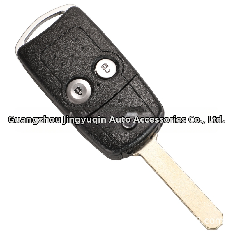 Carcasă pliabilă pentru cheie pentru Honda/Acura Accord Jazz CRV HRV — ABS + cupru, lamă din cupru, 55 g, compatibilă cu chei cu telecomandă pliabile