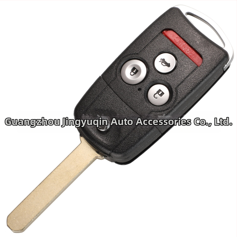 Carcasă pliabilă pentru cheie pentru Honda/Acura Accord Jazz CRV HRV — ABS + cupru, lamă din cupru, 55 g, compatibilă cu chei cu telecomandă pliabile