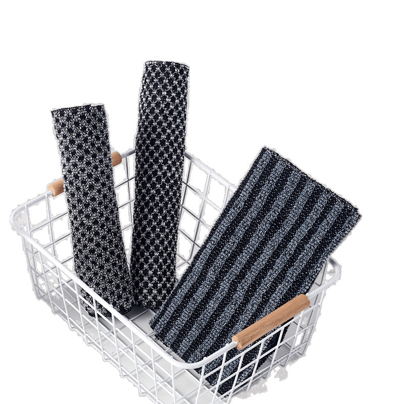 Кърпа за гръб със сребърни йони, антибактериална, абсорбираща, двустранна, дълга лента, rayon