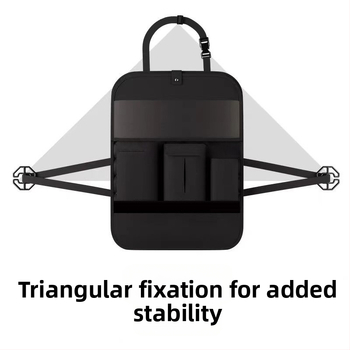 Кожена съхранителна чанта за задната седалка на автомобил - водоустойчива, окачваща се, универсална